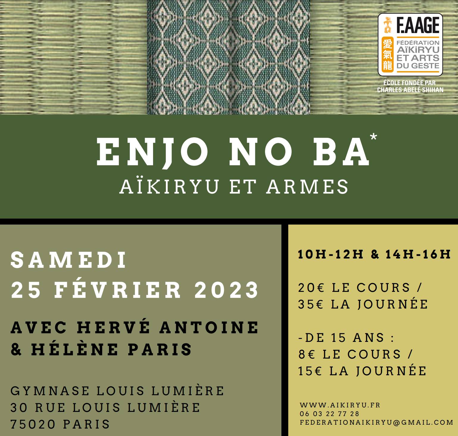 Lire la suite à propos de l’article 2e journée nationale Enjo No Ba à Paris