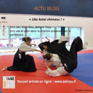 Aïkido aïkiryu être uke