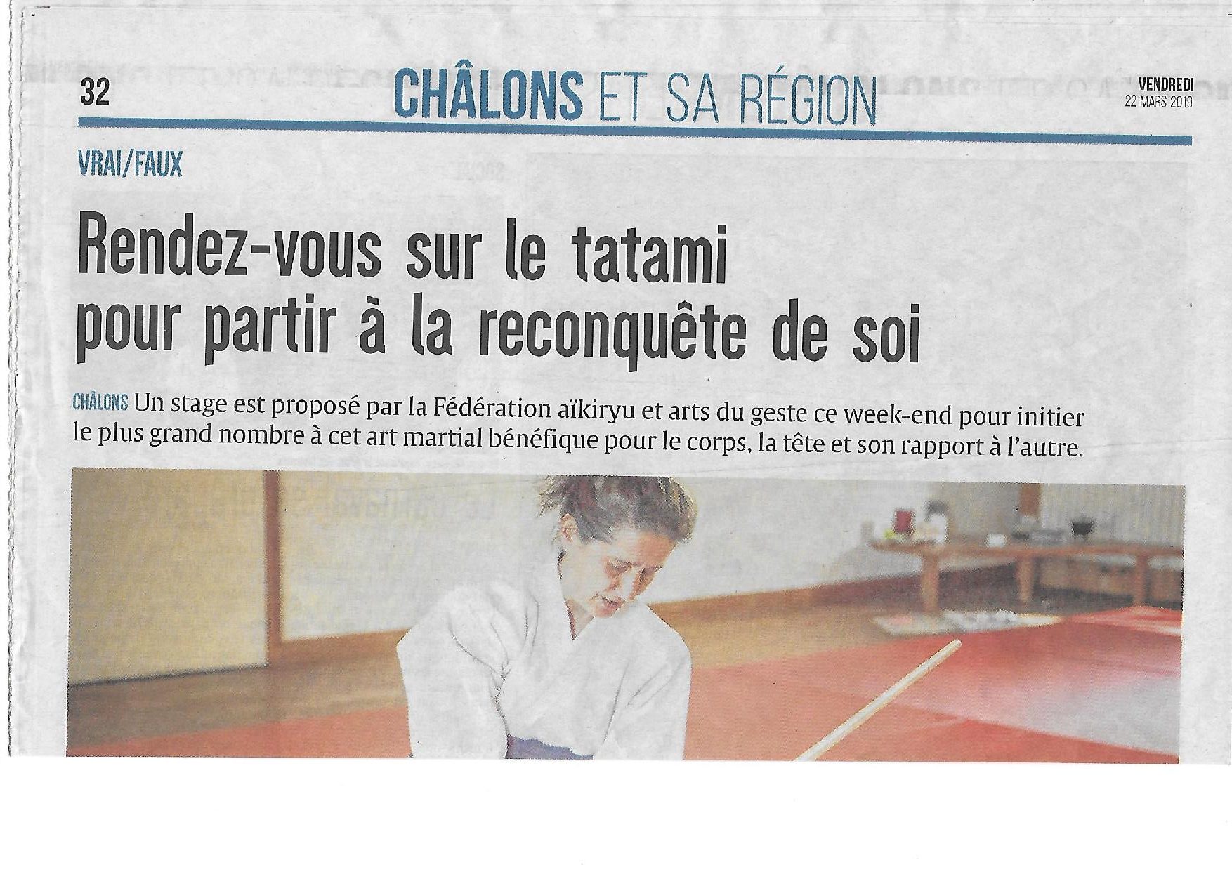 Article paru dans Châlons et sa région - partie1