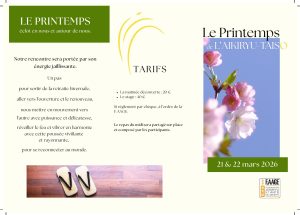 Lire la suite à propos de l’article Le Printemps de l’Aïkiryu-Taïso 2026 : évènement national d’Aïkiryu-Taïso les 21 et 22 mars